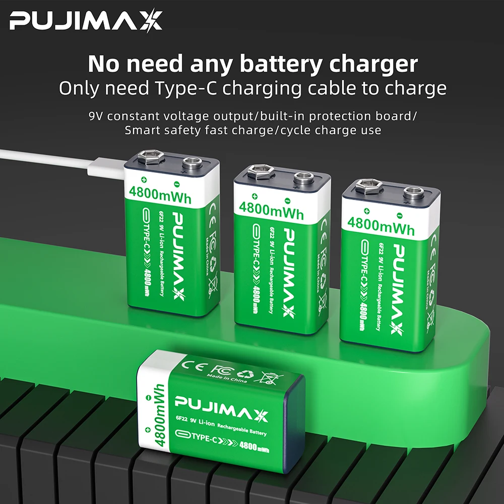 Pujimax Usb 9V Rech…