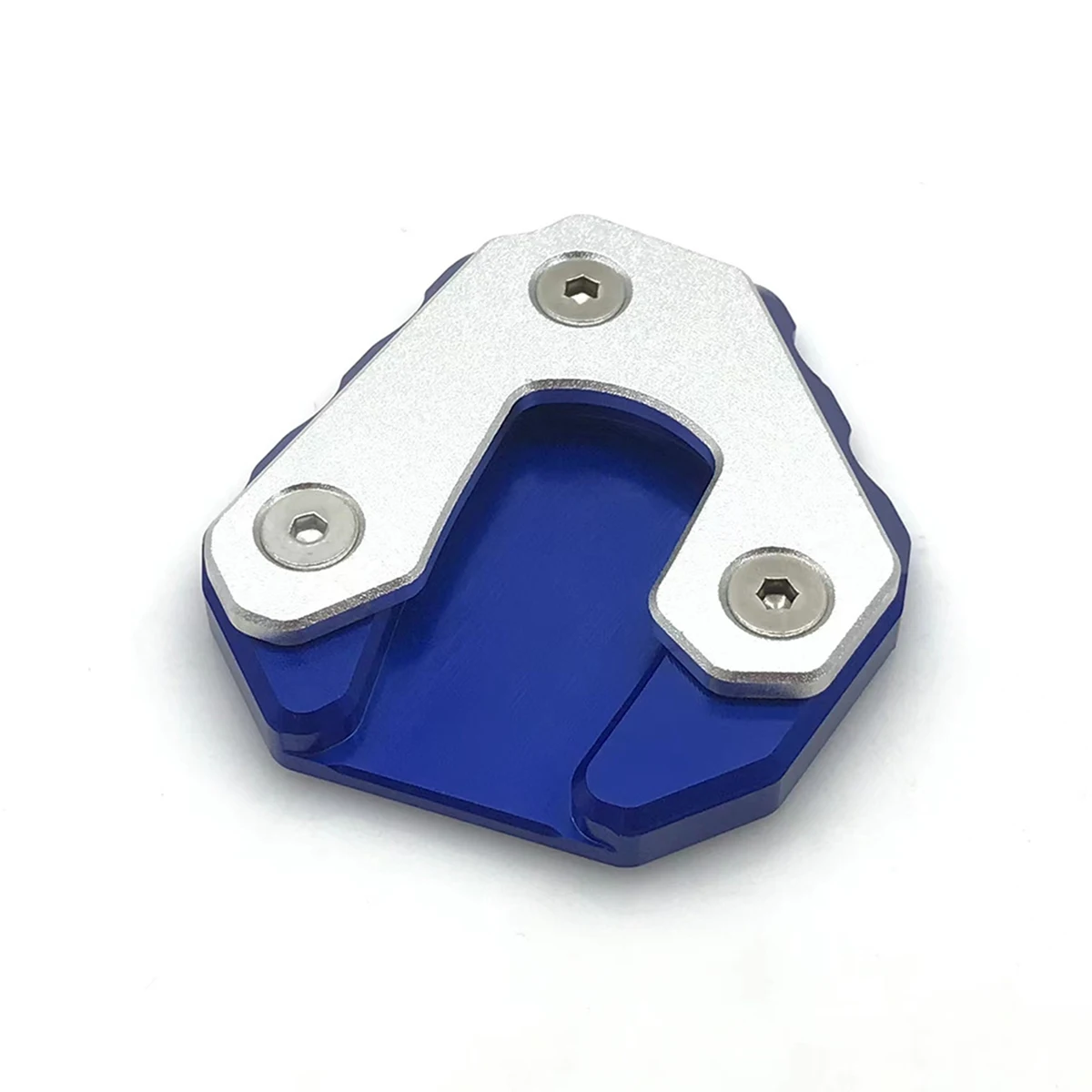 For KYMCO KRV180 2021 2022 Motorcycle Foot Side Stand Pad Plate Kickstand Enlarger Support Extension Blue