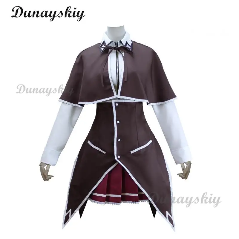 Anime High School dq6 d DxD Rias Gremory Cosplay Costume parrucca mantello Top gonna adulto Sexy donna bambino uniforme Hallowen Suit