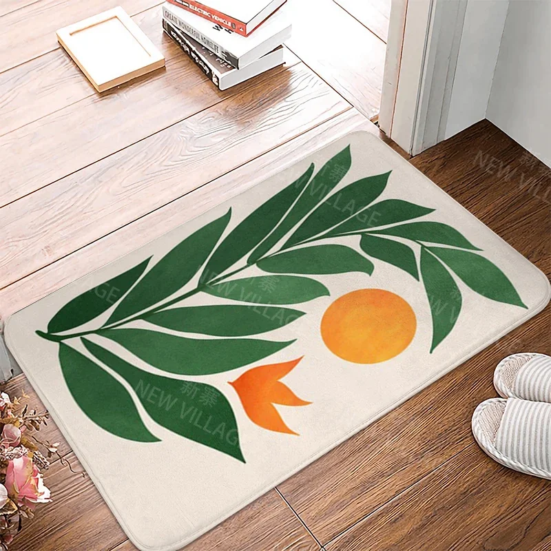 Anti-slip Bath Mat Bathroom Small Rug Shower Mat Home Decor Door Mat Kitchen mat Bedroom Entrance Room Mats boho abstract modern