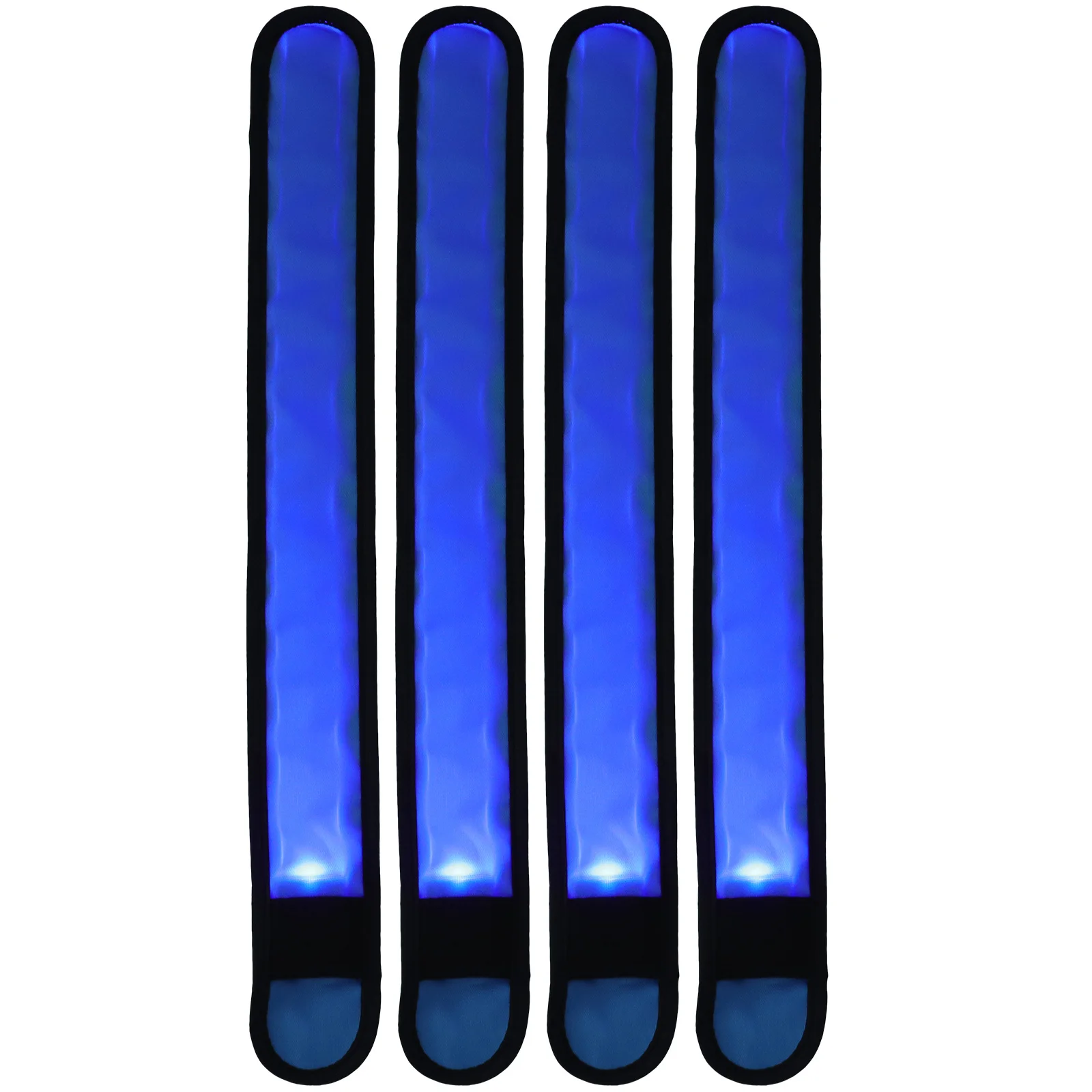 4Pcs LED Horse Leg Band Parts Adjustable Horse Riding Accessories Outdoor Riding Supplies High Visibility Night Straps