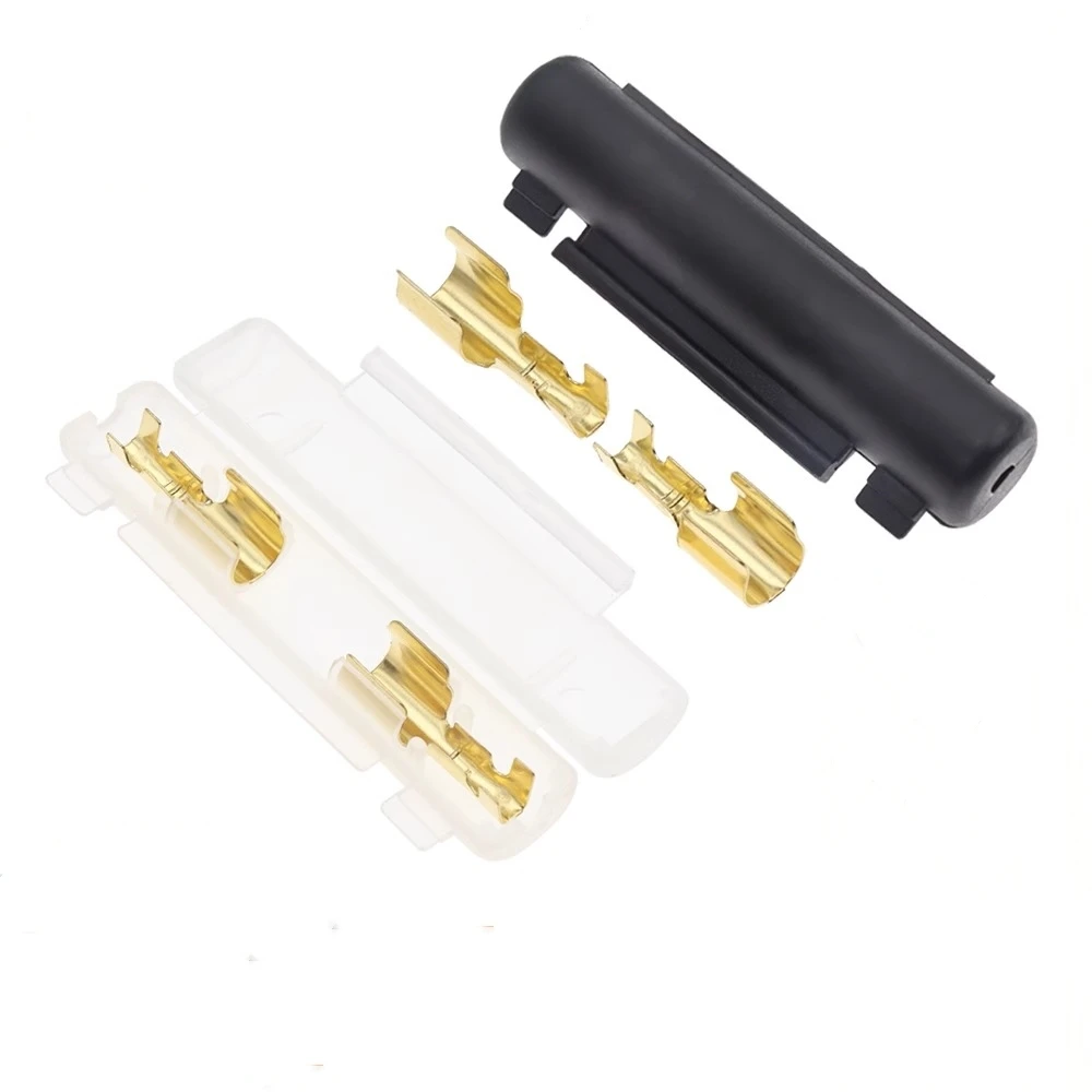 5Set 6X30MM Glass Fuse Holder With 250V 0.25A 0.5A 1A 1.5A 2A 3A 3.15A 4-30A 6*30MM Fuse Socket Flip Shell Black/White Flip Type
