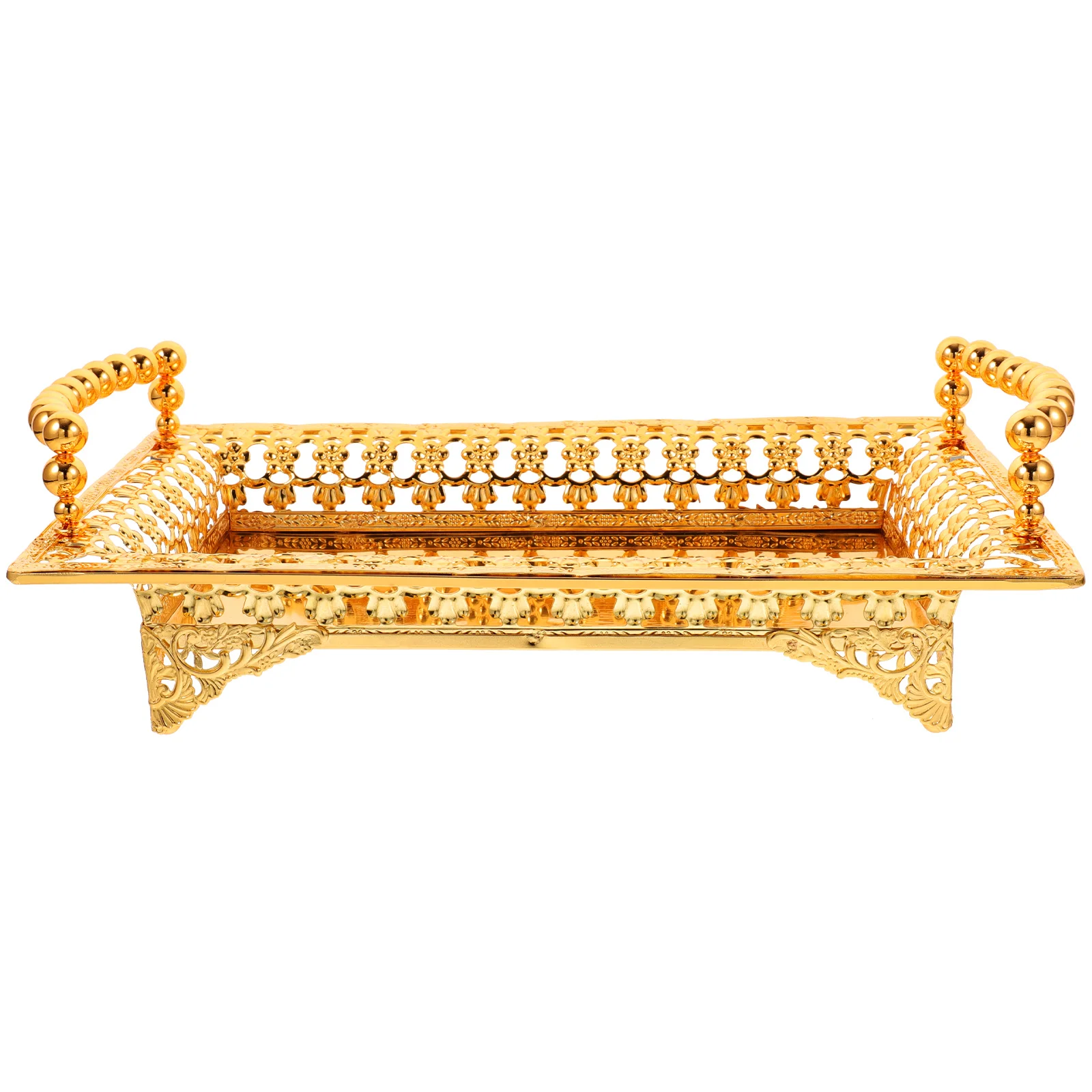 

Metal Fruit Plate Iron Material Candy Container Snack Tray Decorative Serving Plates Dried Fruits Home Accessories