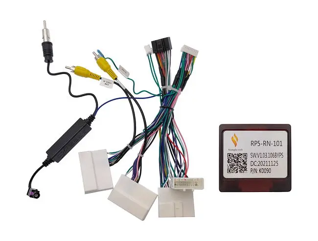 16 PIn Wiring Harness CANBUS Decoder For Renault  Arkana, Duster Dacia CLIO Captur Android RADIO