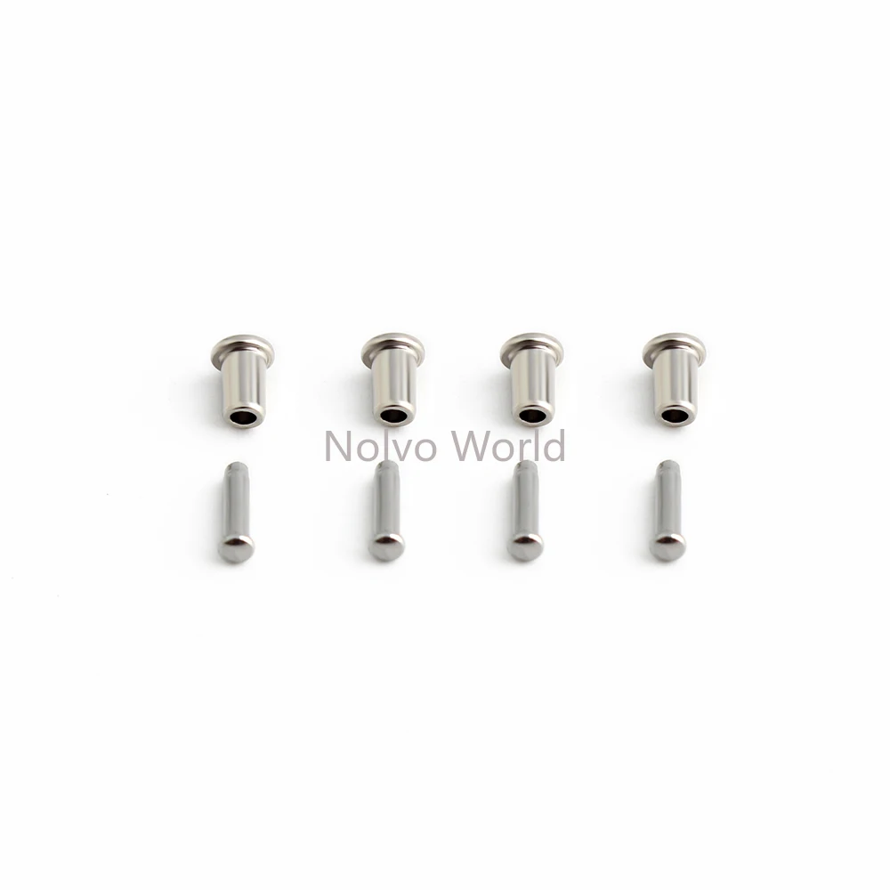 

2/5/10Sets 3x2.7mm,3.9x2.8mm Stainless steel Flat Head Male Female Rivets Screws For Eyelets Hanger Lock Fitting Bag Accessories