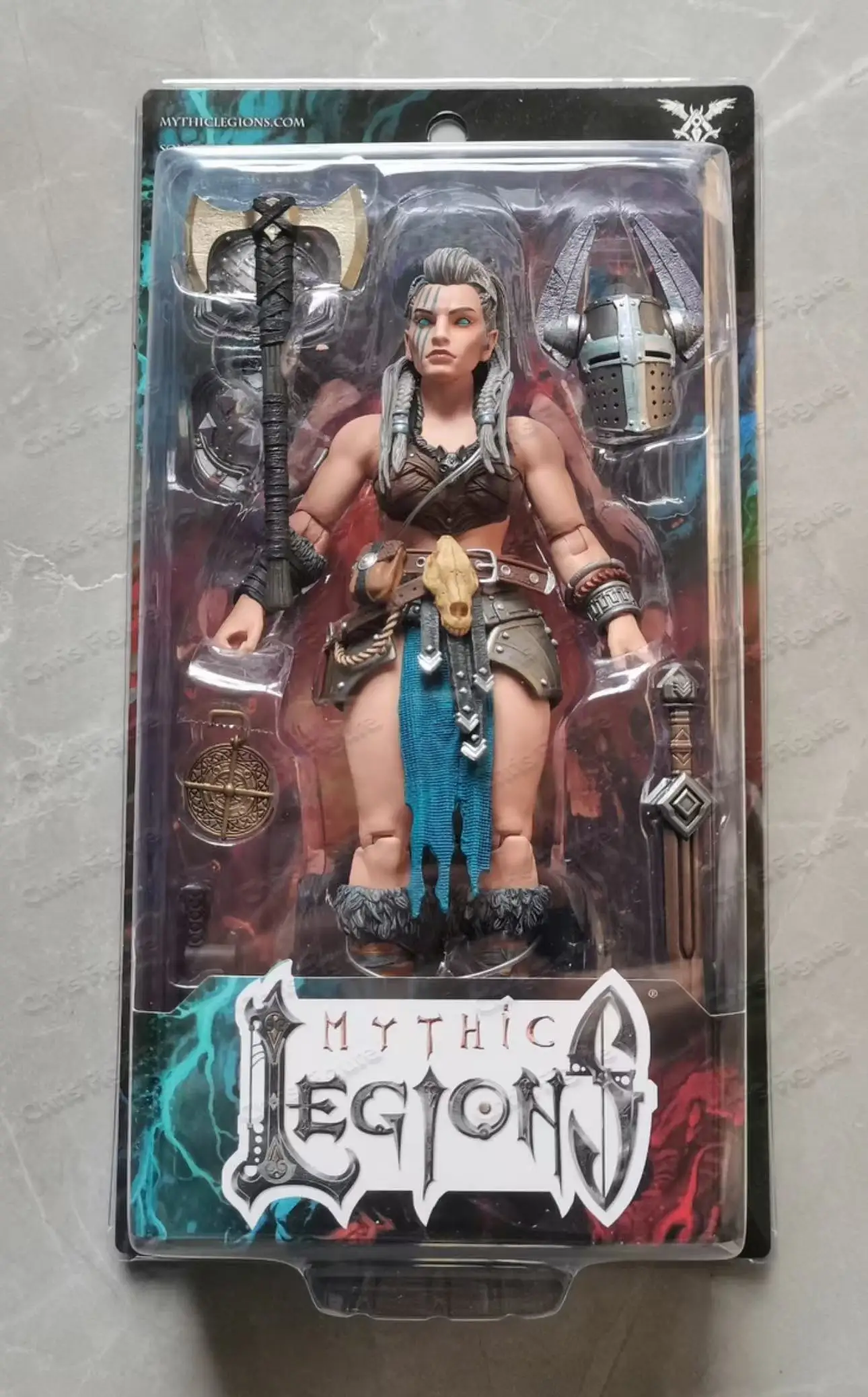 

In Stock: The Mythical Four Knights, Xing Xiongbo, The Female Barbarian Nivitt, Action Figure Model Toy Collection Gift