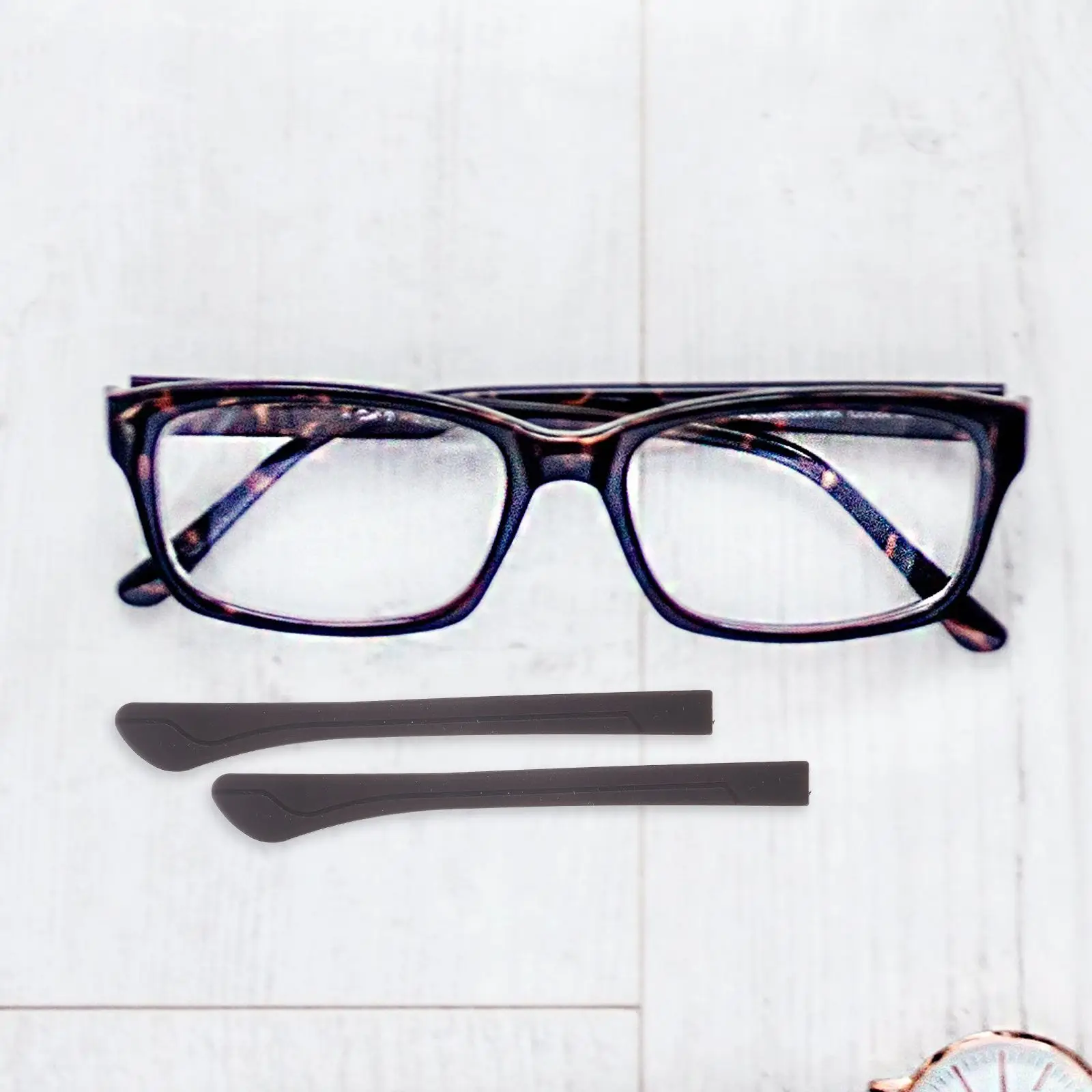 Replacement Glasses Temple Cover Silicone Eyewear Frame Sleeve Protect Thin Metal Arms Non-Slip Spectacle Leg Tip Foot Cover