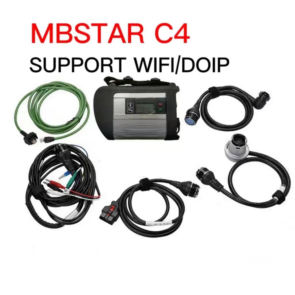 Newest Mb Star C4 Obd2 Scanner Mb Actros Diagnostic Tool  Obd2 Obdii Wifi Doip Scanner For Mercedes Benz