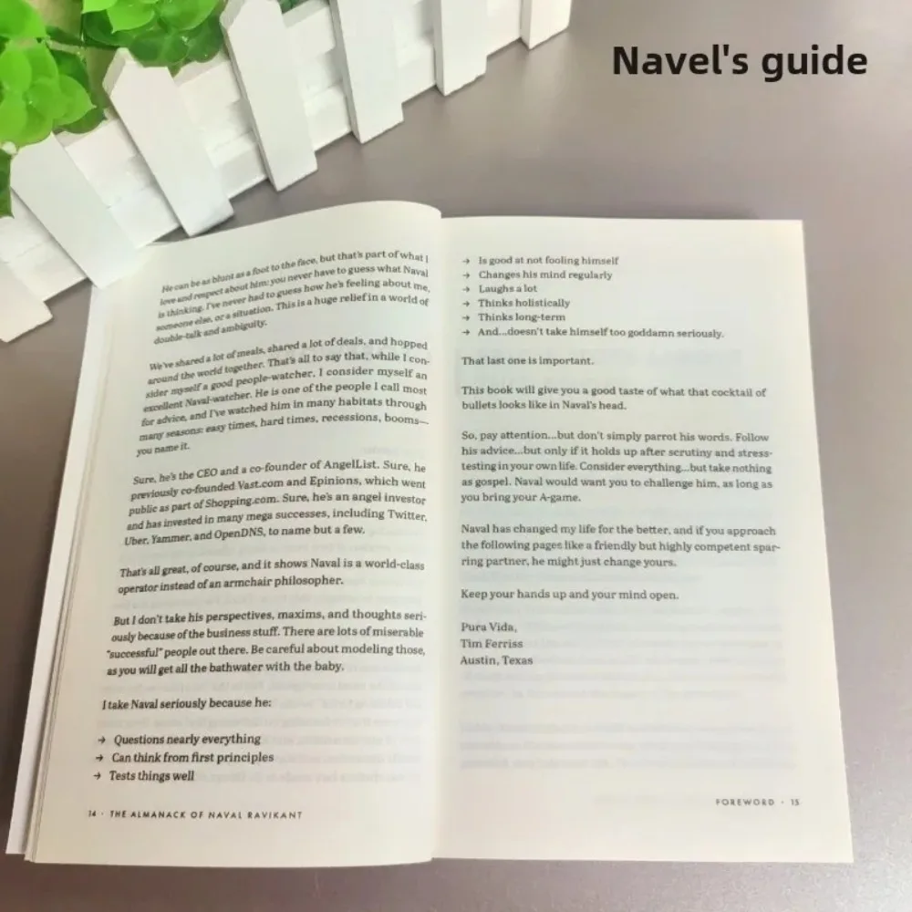 تقويم رافيكانت البحرية: دليل للثروة والسعادة كتاب إنجليزي غلاف عادي كتاب لا شيء بيباليا ليبرو رواية