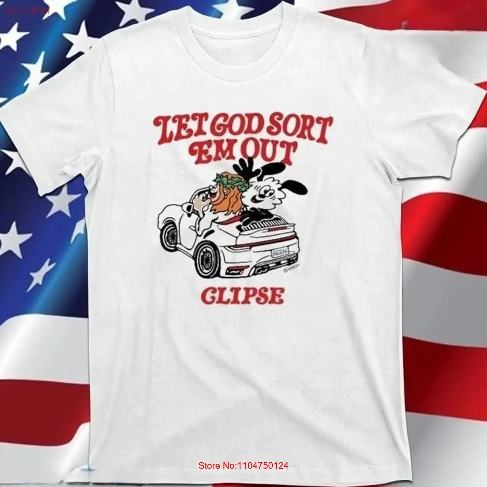 Camiseta Verdy x Clipse Let God Sort Em Out Vol 1 vintage lavada, estilosa, unissex, casual, streetwear, masculina, com estampa discreta.