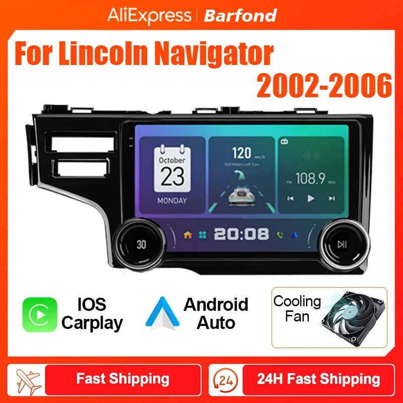 Barfond For Honda Jazz 3 2015 - 2020 Car Radio Multimedia Video Player Navigation stereo GPS Android 2din dvd