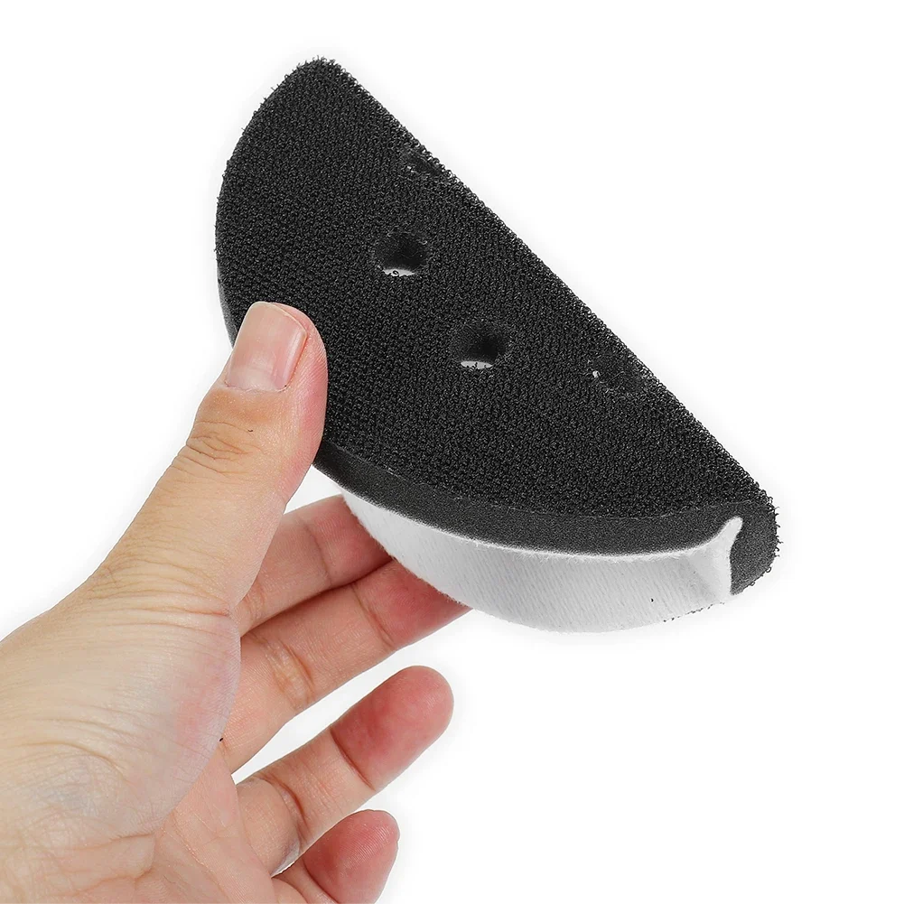 Imagem -05 - Hook And Loop Soft Sponge Cushion Buffer Pads para Lixar Disco Lixadeira Orbital Buracos 125 mm 150 mm Pcs