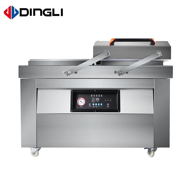 DZB-600-2S Automatic Industrial Double Chamber Vacuum Sealer Vacuum Sealing Machine For Retort Pouch