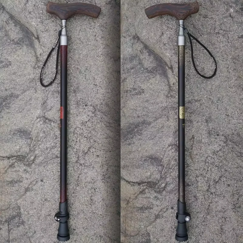 Adjustable T-Handle Walking Stick for Hiking