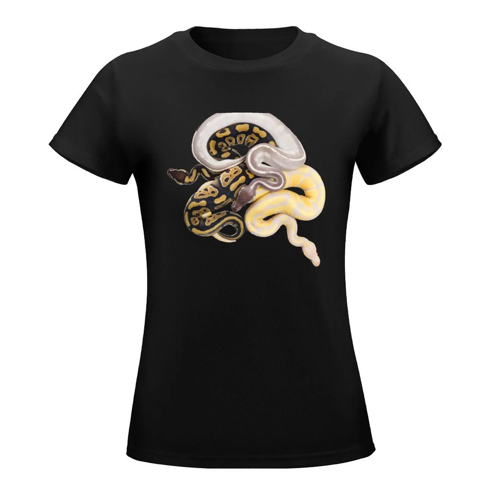 Python regius - Ball Python T-Shirt hippie clothes cute tops kawaii clothes Women tops