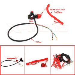 Outboard Dirt Pit bike Pocket bike and atv Quad Engine stop Flameout Switch with Emergency Switch