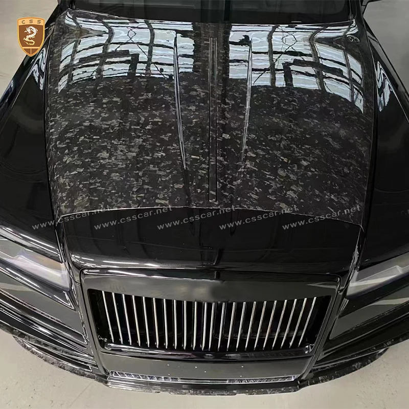 

MSY Style Engine Bonnets for Rolls-Royce Cullinan Matte Satin Forged Carbon Front Hood Cover Replace Car Exterior Modifed Parts