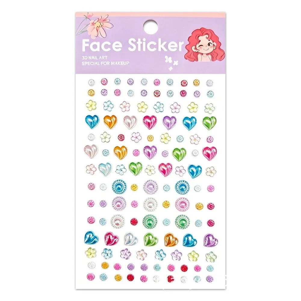 with Adhesive Backing Bedazzling Sticker Makeup DIY Face Eye Jewels Sticker Sparkling Waterproof Crystal Gem Sticker Festival