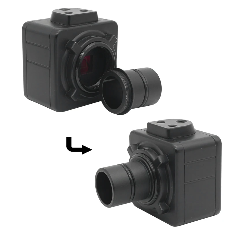 C-mount C Mount per 23.2 millimetri 30 millimetri di Diametro 30.5 millimetri Adattatore per Microscopio Collegare con Oculare Elettronico CCD Della Macchina Fotografica del USB