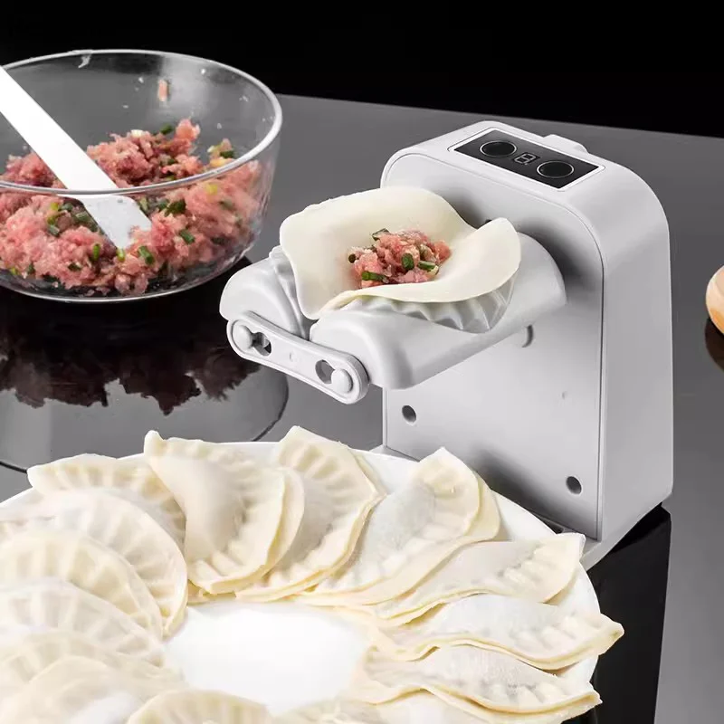 [S]Automatic Electric Dumpling Maker Machine Home Dumpling Maker Automatic Rapid Prototyping Mold Kitchen Restaurant Home DIY