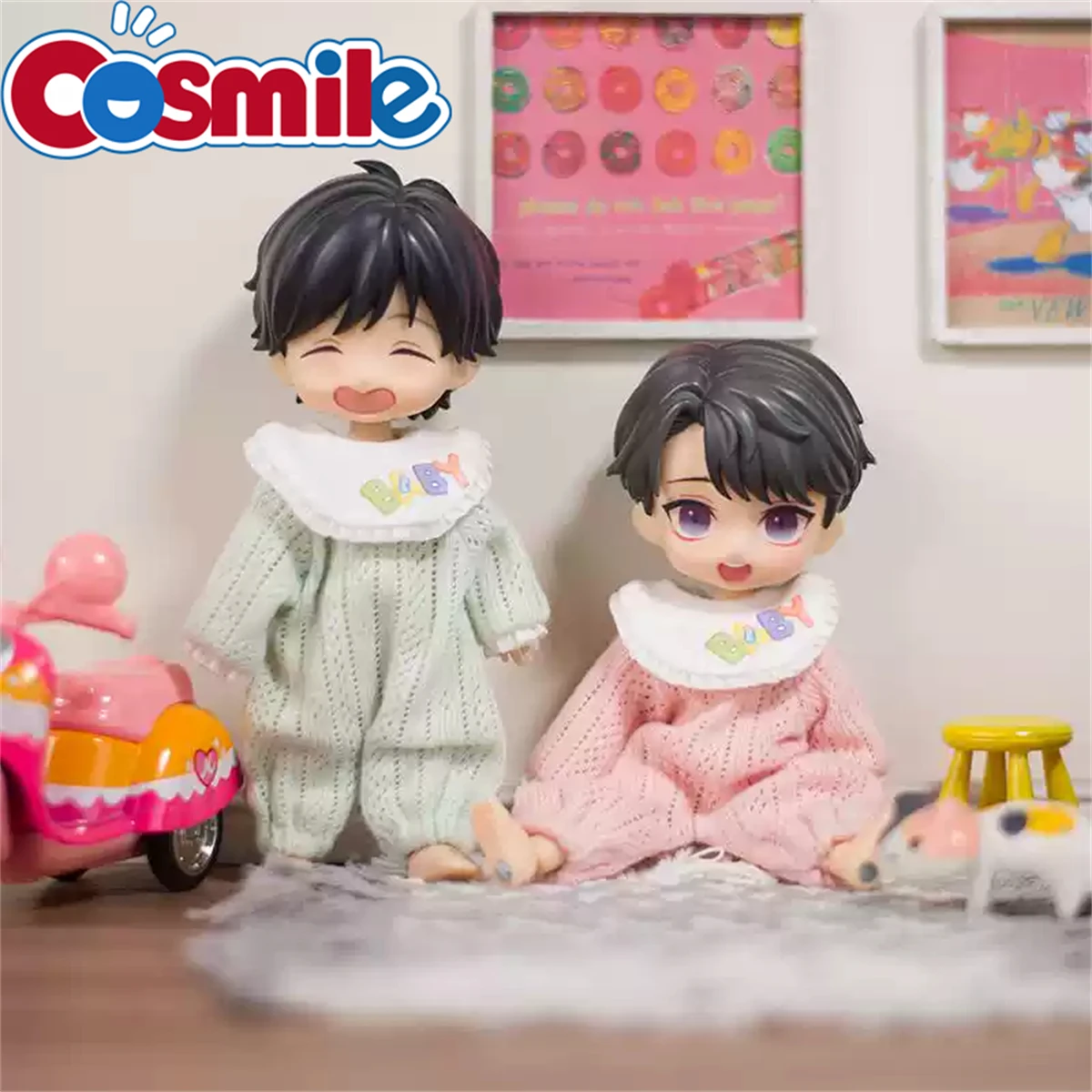 

Obitsu 11 1/12 BJD кукла боди ярких цветов одежда модные разноцветные подтяжки для Ob11, Gsc, Body 9 аксессуары для кукол