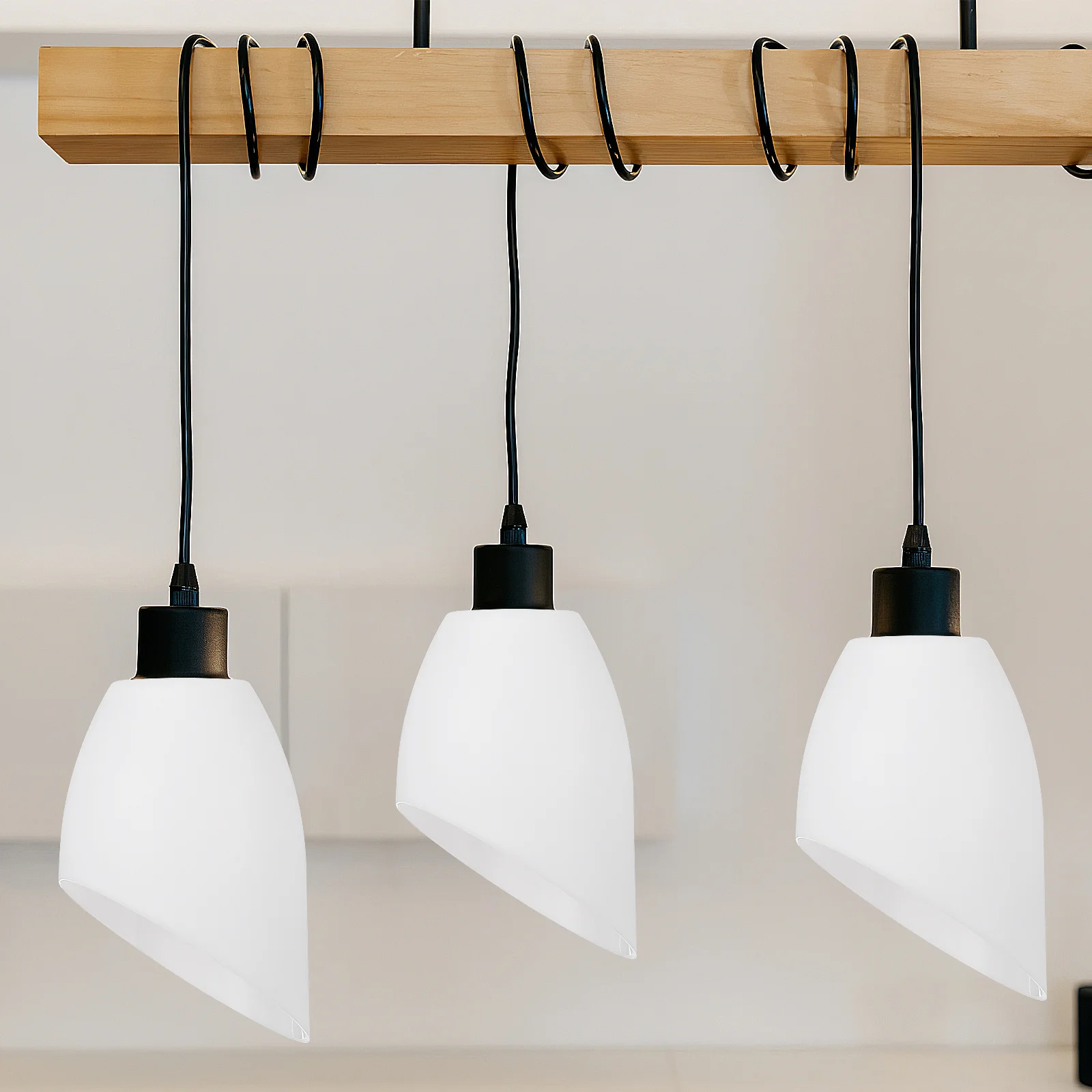 

5pcs Plastic Lampshade Horseshoe Design Table Lamp Shade Replacement Durable Light Cover For Bedroom Living Room Study