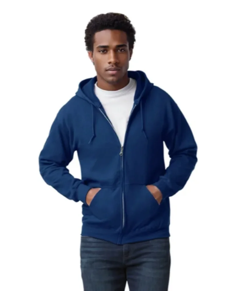 Sudaderas con capucha con cremallera para hombre, nueva sudadera con capucha de manga larga, traje informal de moda para hombre, ropa deportiva holgada, Otoño e Invierno