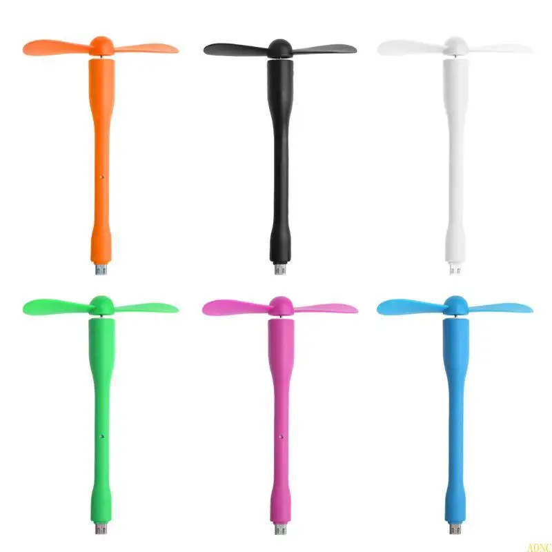 A0NC MINI PORTABLE MICRO USB โทรศัพท์มือถือระบายความร้อนพัดลม Super Mute สำหรับแล็ปท็อปโทรศัพท์