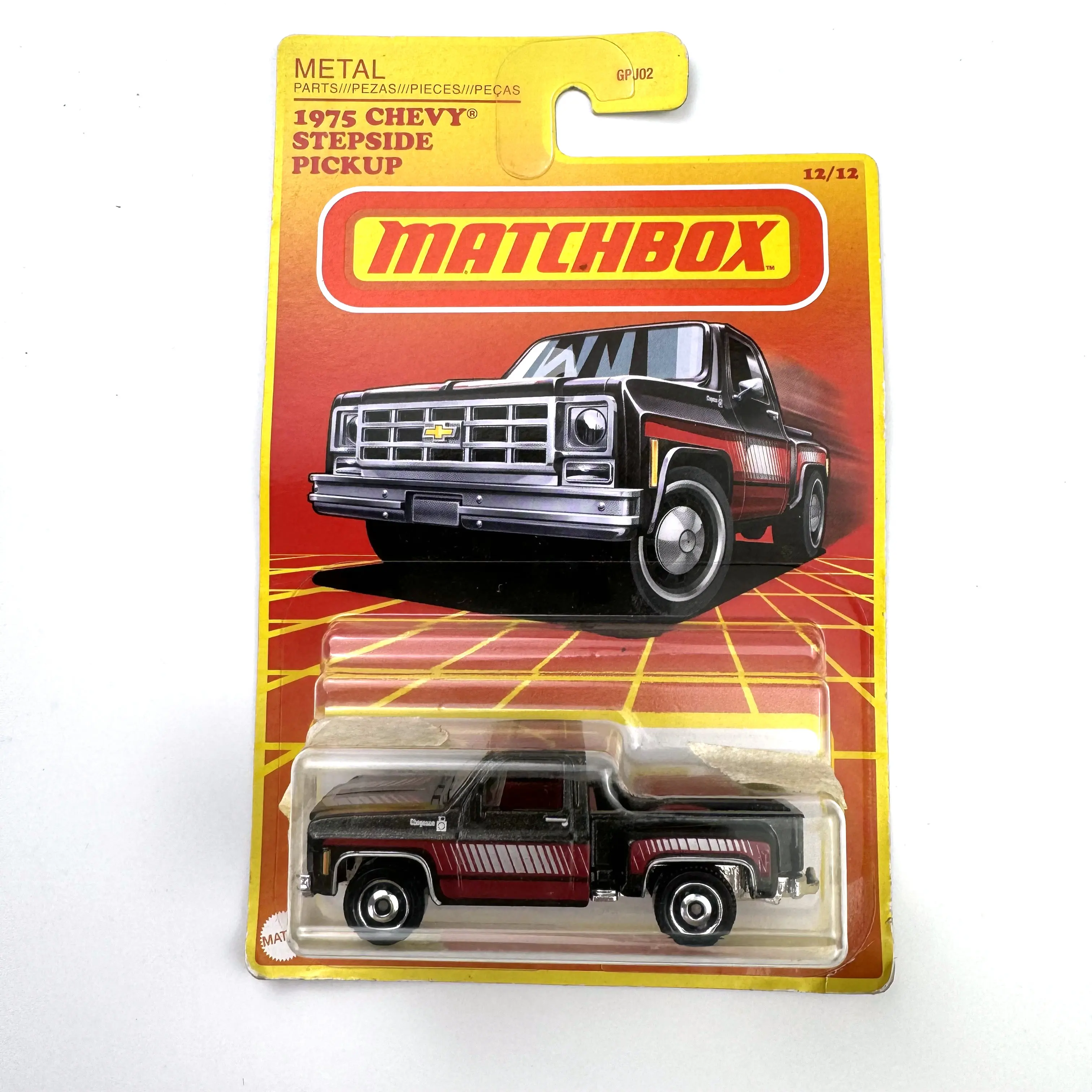 Matchbox 1:64 Alloy car model toy 1975 CHEVY STEPSIDE  PICKUP