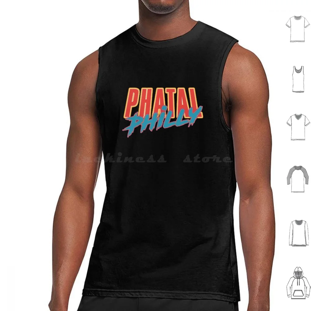 Phatal Philly ( Original Logo ) Tank Tops Vest Sleeveless Neo Geo Snk Fatal Fury Philly Arcade Philadelphia Video Games