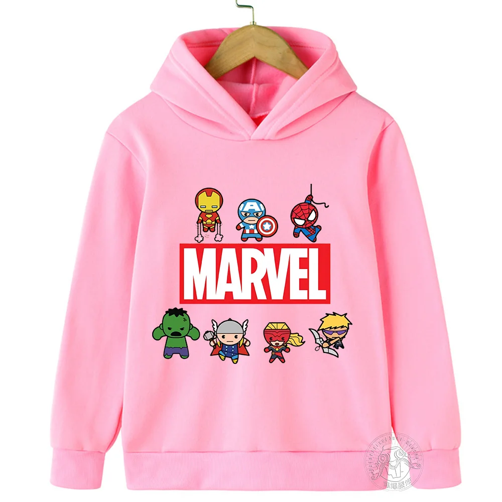 Fashion Kids Superhero Spider-Man Sports Hoodie Baby Boys Girls Printed Cartoon Sweatshirt Children's Top Long Sleeve Hoodie