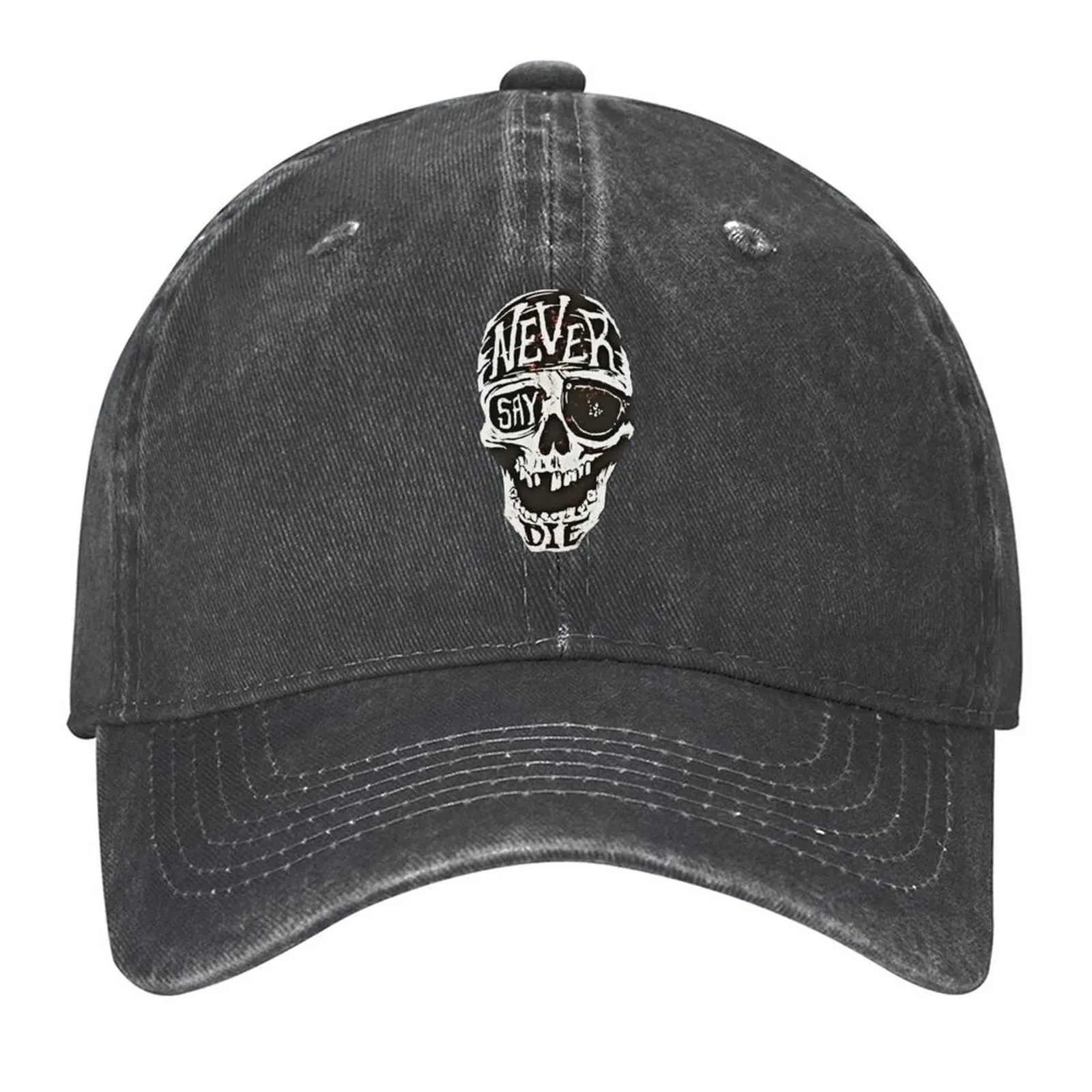 

Never say die - The goonies Baseball Cap black sun hat Sun Cap Snap Back Hat Women's Beach Outlet 2025 Men's