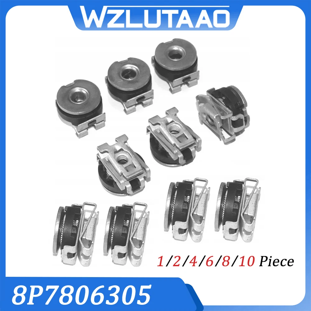 1/2/4/6/8/10 pcs 8P7806305 Headlight Mounting Screw Spacer For Audi A3 A4 A5 A6 A8 RS4/5/6/7 R8 Porsche 718 Macan Passat Beetle