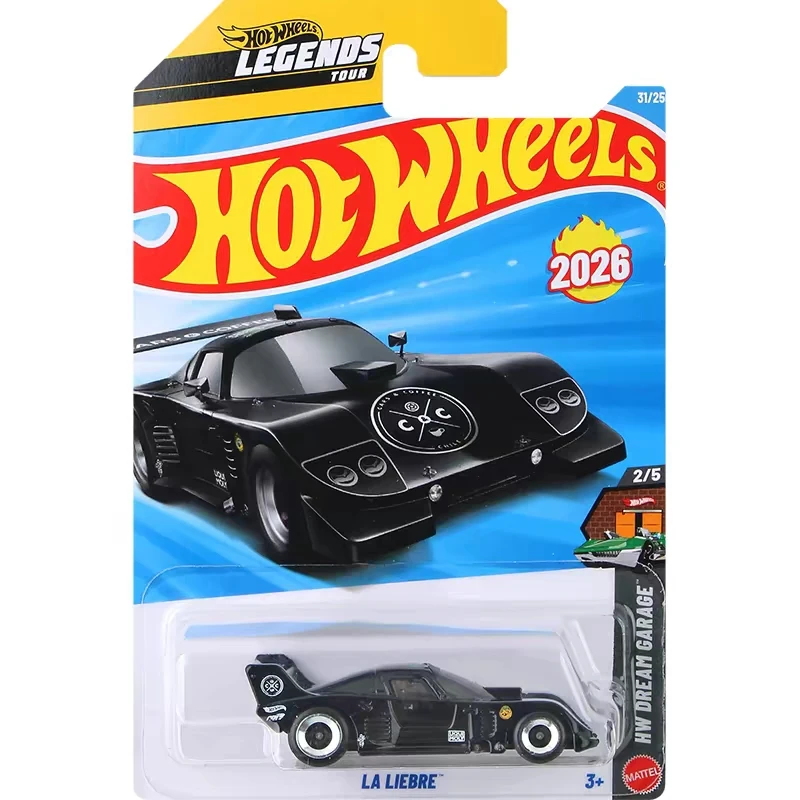 Oryginalne Hot Wheels Car Legends Tour La Liebre Toys 1/64 Odlewane Pojazdy Model ze Stopu Hw Dream Garage Collection Prezent Dla Chłopców