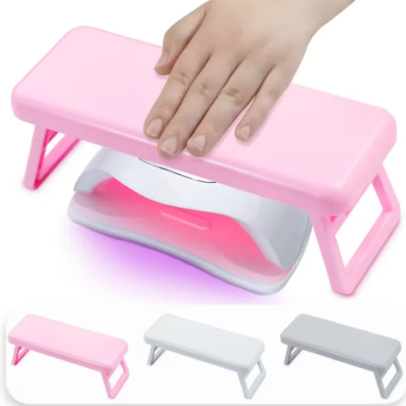 Comfortable Non Slip Nail Hand Pillow Foldable Portable Manicure Hand Rest Easy To Clean Adjustable Arm Rest