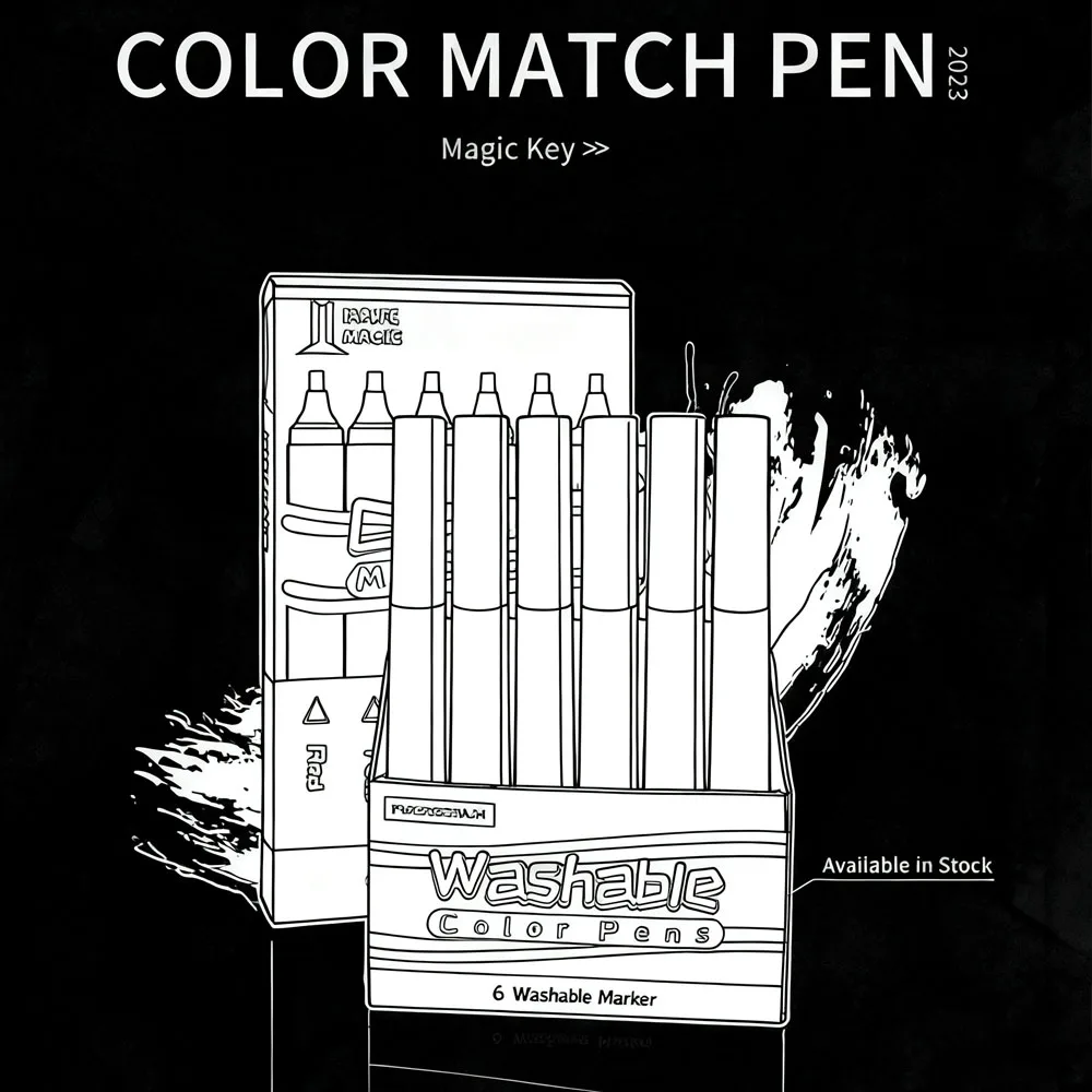 Color Match Pen by Iarvel Hi-Tech Magic Trick Electronic Color Prediction Close-Up & Mentalism Illusions Magician Props