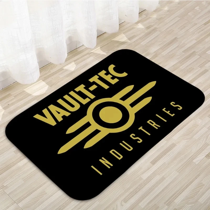 Children Room Mats Vault Tec Home Decoration Washable Non-slip Kitchen Rug Entrance Doormat Floor Mat Rugs Anime Carpet Decor