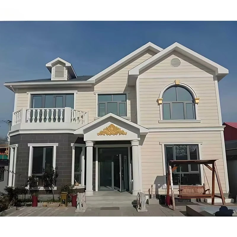Modern Residential Light Steel Prefabricated Luxury Steel Frame Villa