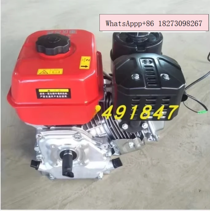 Single cylinder four stroke small gasoline engine 7.5 horsepower 170F engine micro tiller snow removal machine