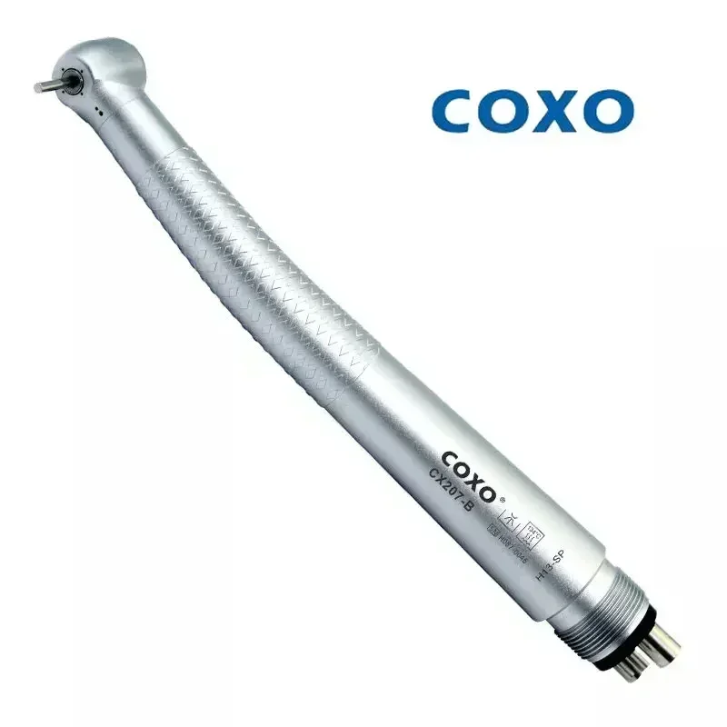 COXO CX207-B Dental High Speed Handpiece Exterior Channel Air Turbine Tooth Cleaning Machine Whitening Instrument Equipment