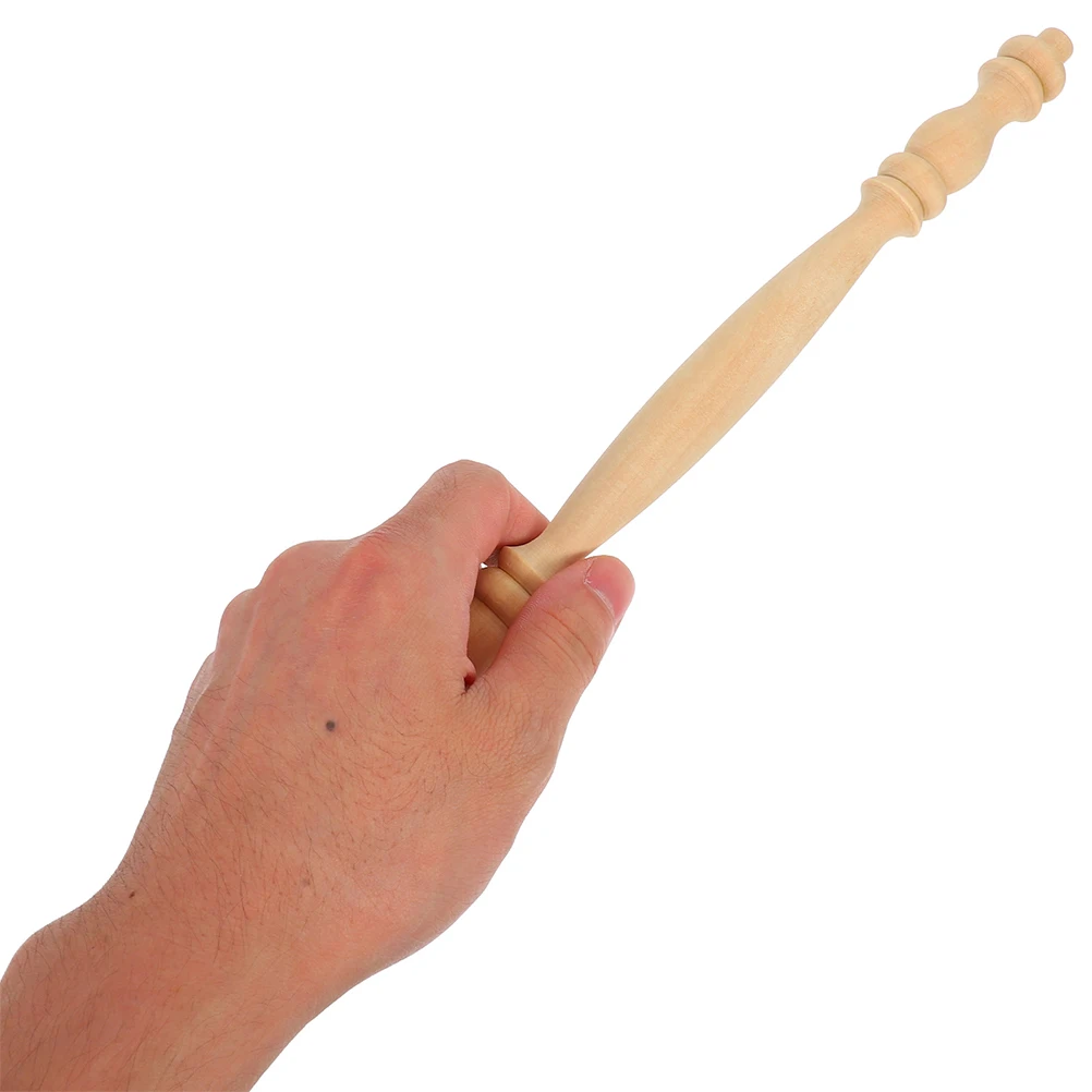 

4 pcs Solid Wood Column Cabinet Spindles Decorative Baluster Staircase Parts Unfinished Wooden Balusters Repair Crafts