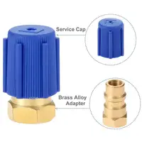 Kit de Valve à capuchon BPV-31, accessoires BPV31 BPV31D avec capuchon anti-poussière, robinet de perçage en alliage de Zinc pour réfrigérant, outils de fixation de pièces ca 6