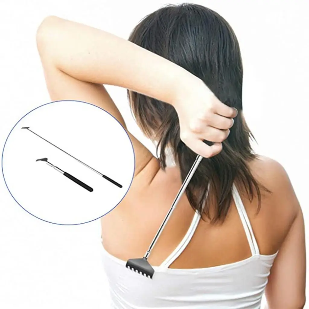 2pcs Extendable Folder Summary Massager Home Itching 8.27 to 26.77 Inches