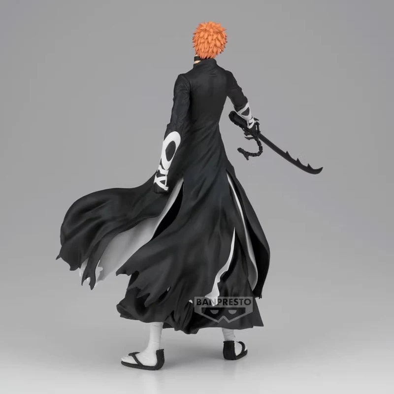 Fast Shipping Bandai Anime BLEACH BANPRESTO Kurosaki Ichigo Original Model Toys Action Figure Collectible Ornament Children Gift