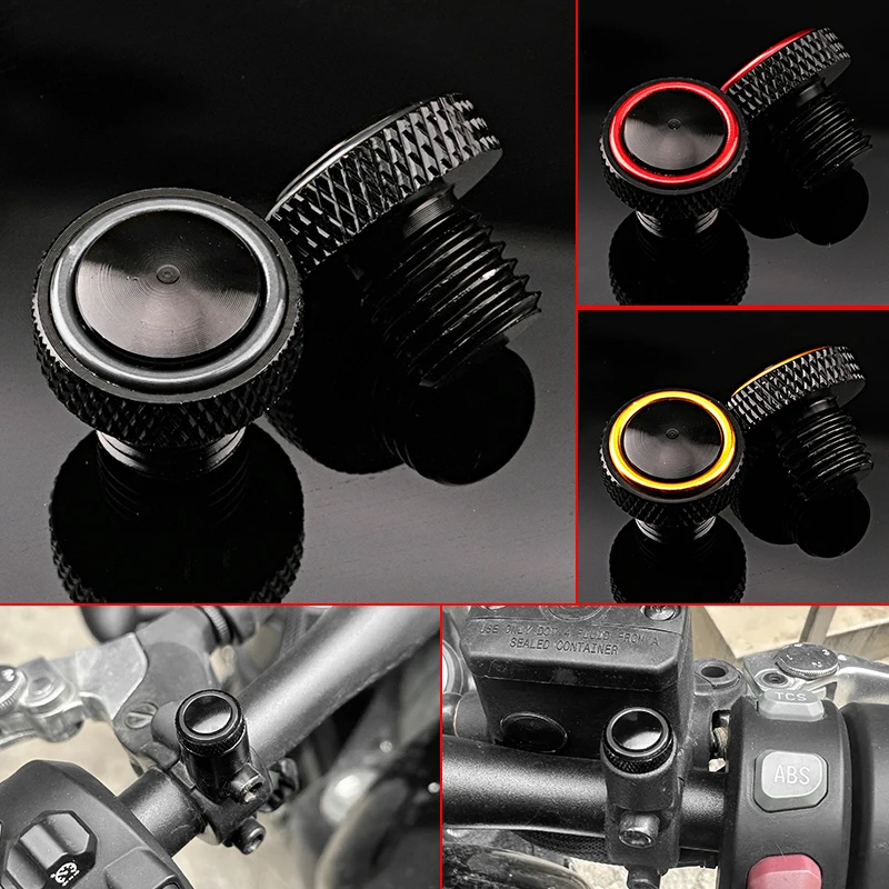 

For Yamaha MT07 MT09 MT10 MT15 MT 07 09 10 SP FZ09 FZ07 MT03 MT125 TRACER Accessories M10*1.25 CNC Mirror Hole Plugs Screws Bolt