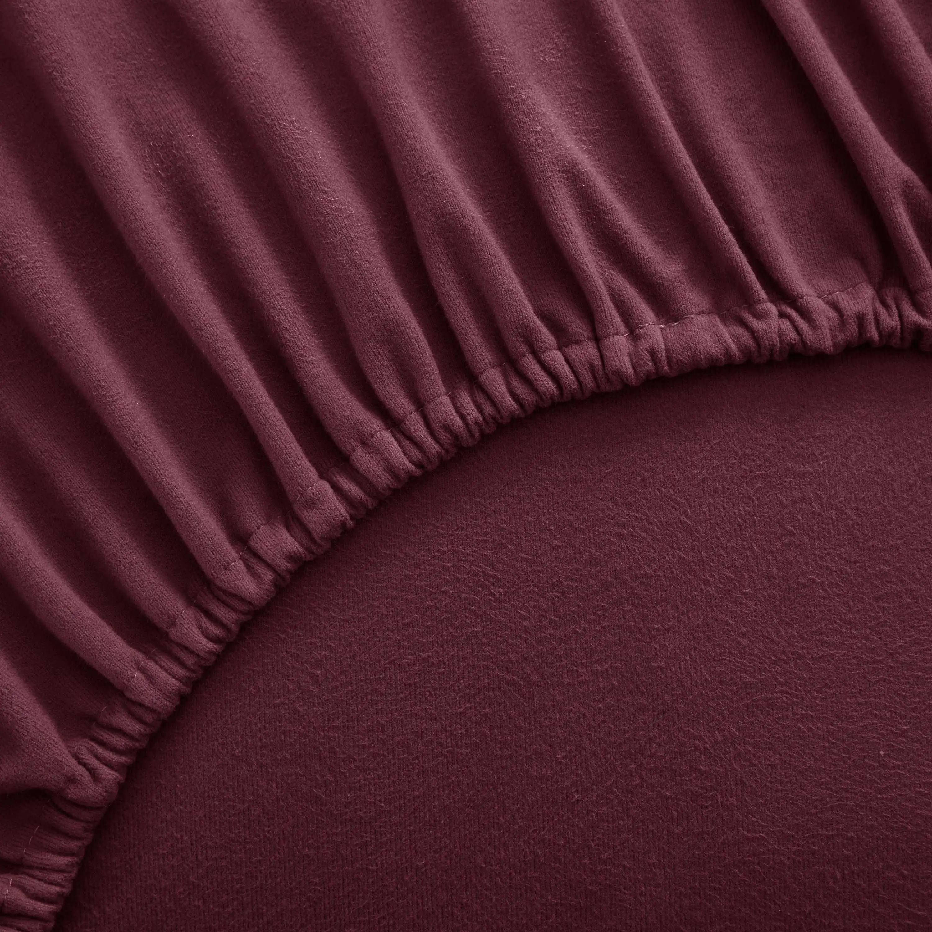 Flannel Sheet Set Burgundy King