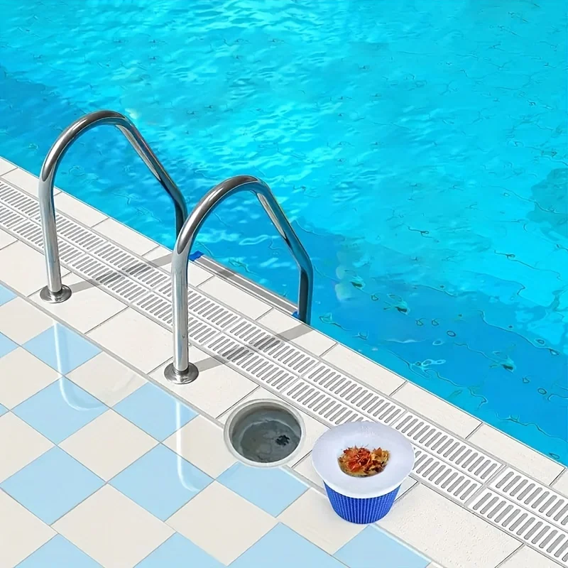 10개, 수영장 스키머 필터, 수영장 스키머 필터 양말, 수영장 스키머 바스켓 백 재사용 가능 초미세