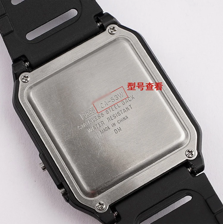 Weiches Uhrenarmband für Casio Uhren CA-53W CA-61W FT-100W W-520U W-720G TPU 18mm 20mm Armband FT100W – Detail 3