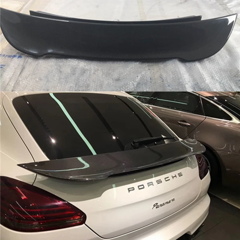 Carbon Fiber CRA REAR WING TRUNK LIP SPOILERS FOR Porsche Panamera 970 971 2010 2011 2011 2012 2013 2014 2015 2016 2017