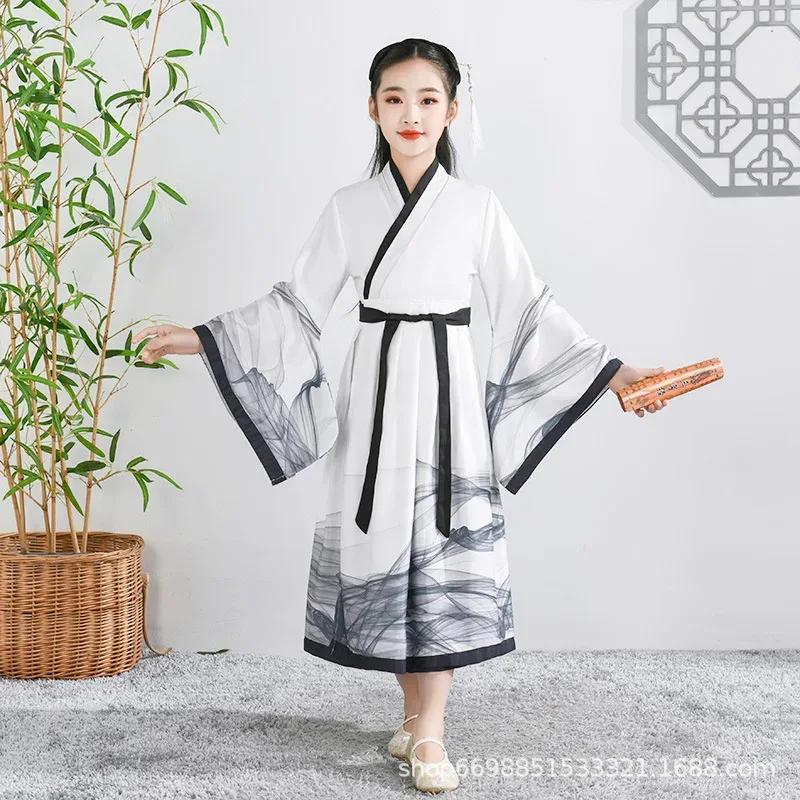 Детская древняя одежда, Ханфу, традиционная китайская школьная одежда, книги для учащихся начальной школы, китайский стиль,